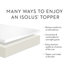Load image into Gallery viewer, 2 Inch Latex Foam Mattress Topper
